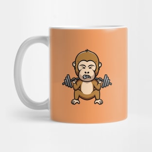 Cute Monkey Workout Mug